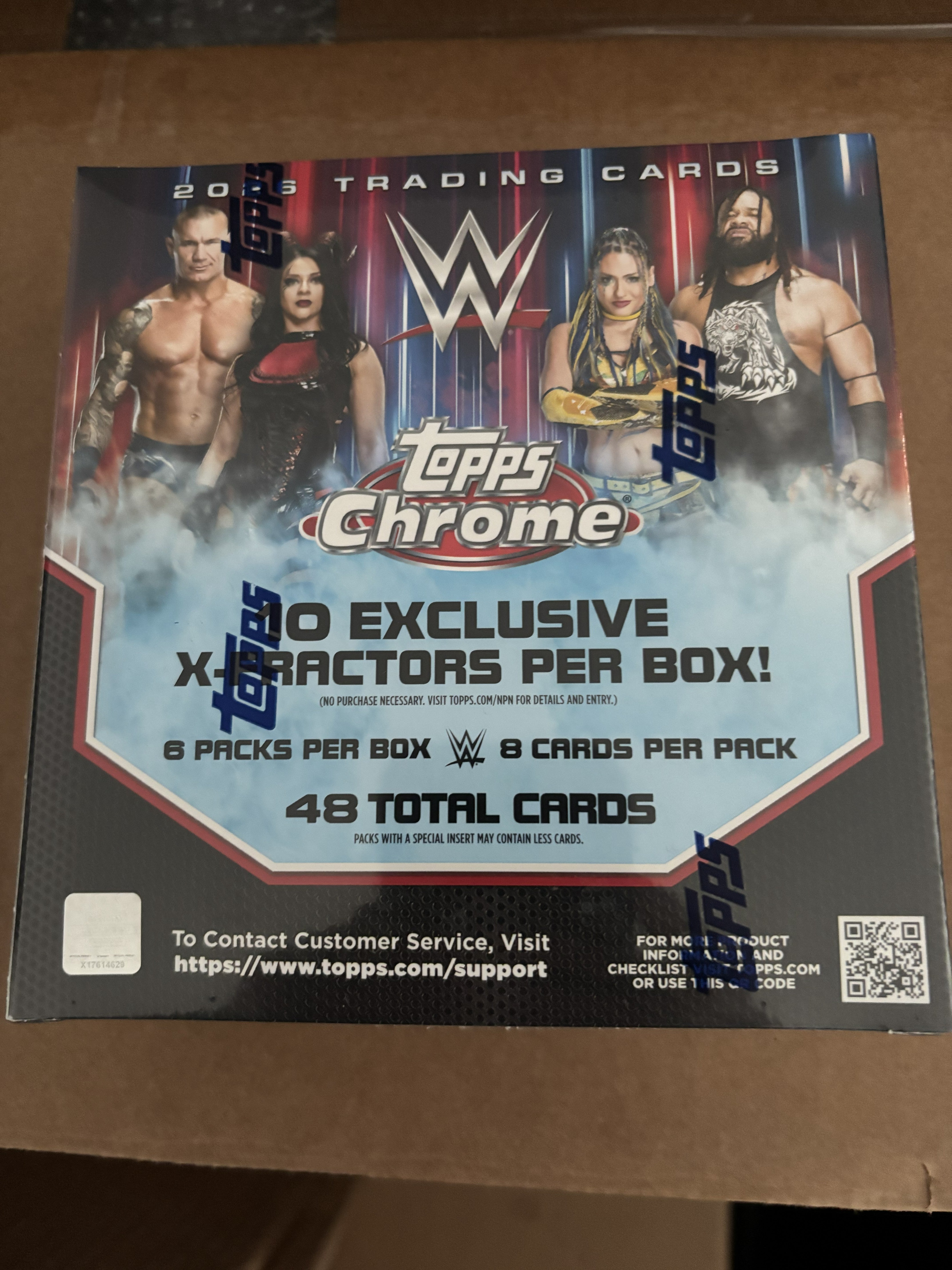 2026 Topps Chrome WWE Mega Box