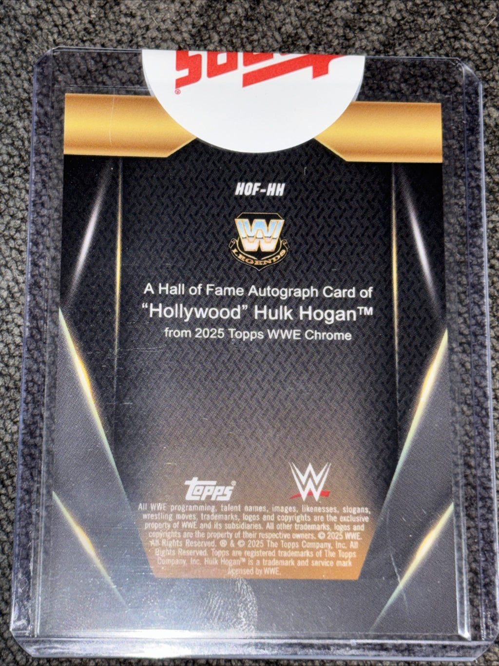 Hollywood Hulk Hogan /150 Autograph 2025 Topps Chrome #HOF-HH