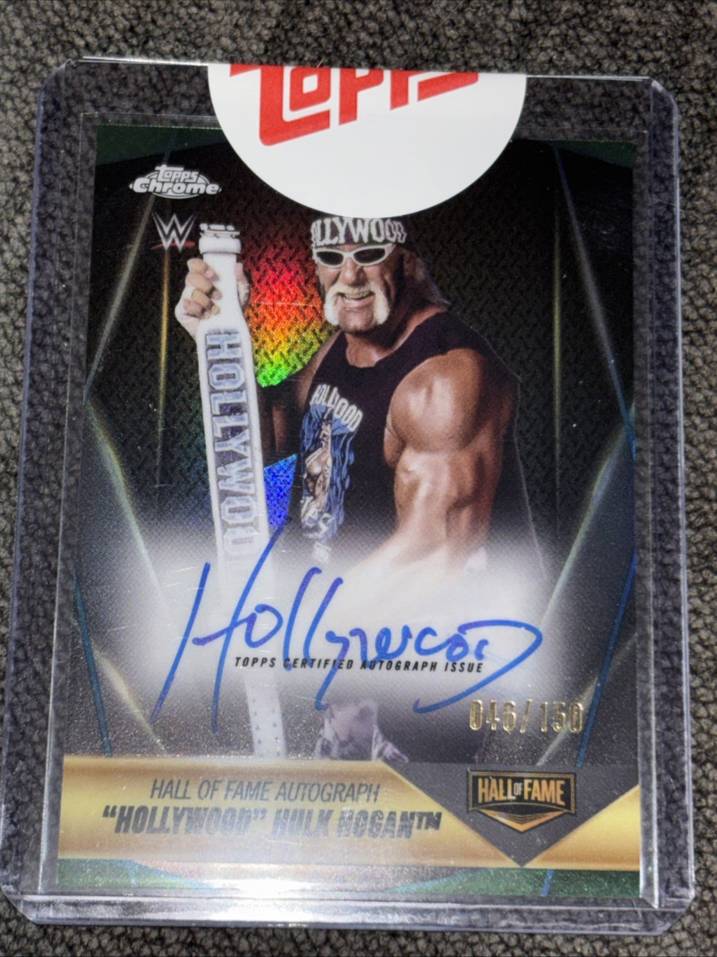 Hollywood Hulk Hogan /150 Autograph 2025 Topps Chrome #HOF-HH