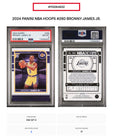 2024-25 PANINI HOOPS #280 BRONNY JAMES JR LAKERS RC PSA 8 POP 4