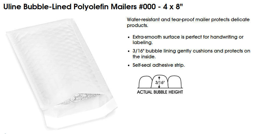 POLY BUBBLE MAILERS SHIPPING MAILING PADDED BAGS ENVELOPES SELF SEAL PSA